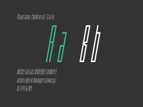 Phantacon Condensed Italic