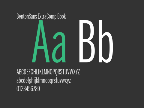 BentonSans ExtraComp Book