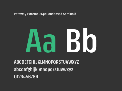 Pathway Extreme 36pt Condensed SemiBold