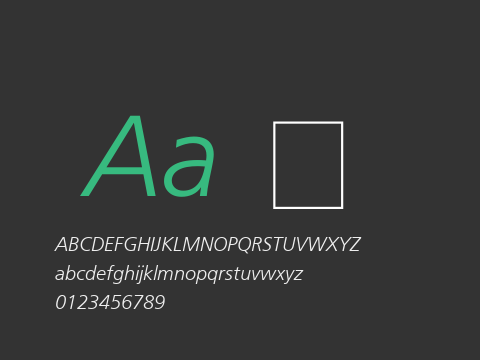 Frutiger Light