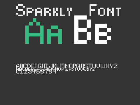 Sparkly-Font