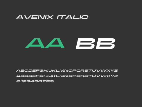 Avenix Italic