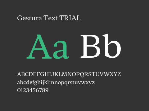 Gestura Text TRIAL