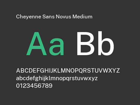 Cheyenne Sans Novus Medium