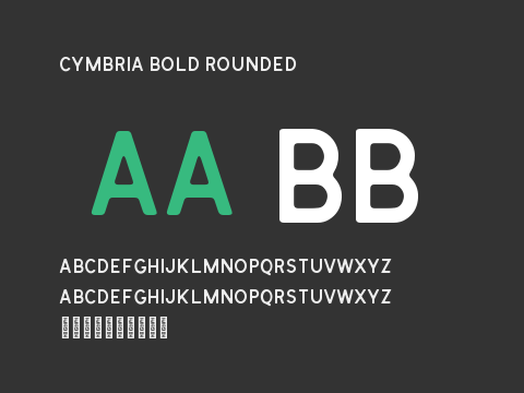 Cymbria Bold Rounded