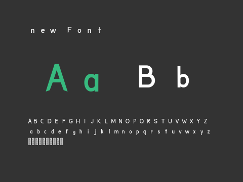 new Font