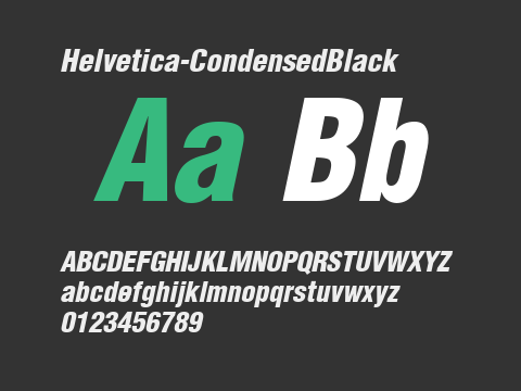 Helvetica-CondensedBlack