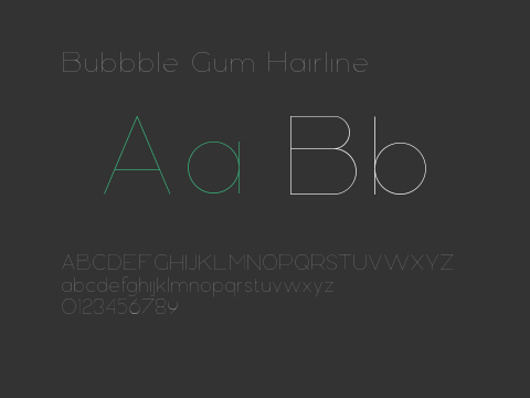 Bubbble Gum Hairline