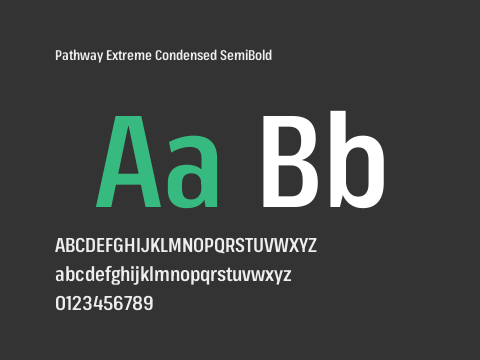 Pathway Extreme Condensed SemiBold