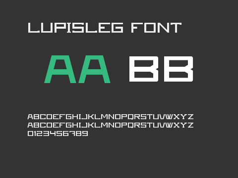 Lupisleg Font