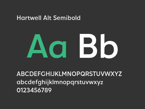 Hartwell Alt Semibold