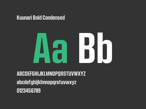 Kuunari Bold Condensed