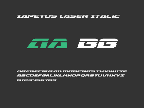 Iapetus Laser Italic