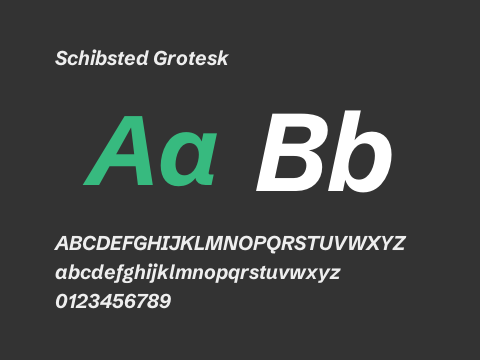 Schibsted Grotesk