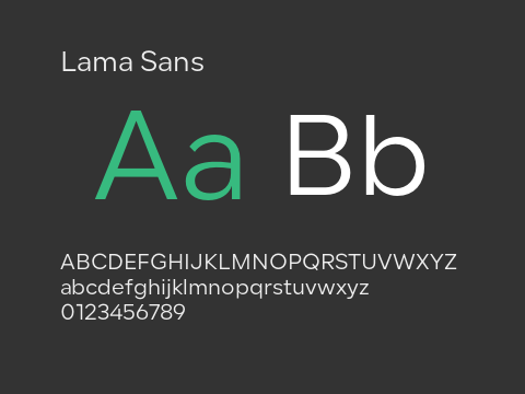 Lama Sans