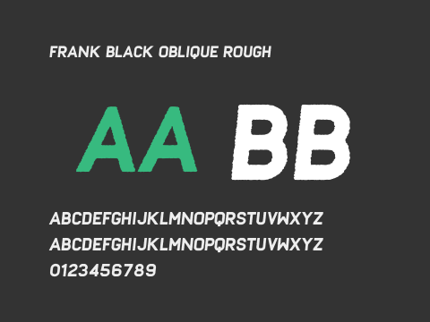 Frank Black Oblique Rough