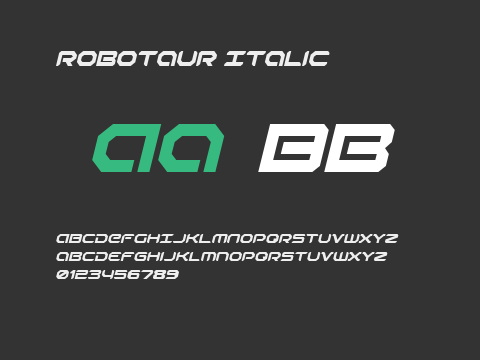 Robotaur Italic