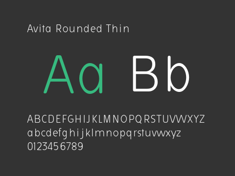 Avita Rounded Thin