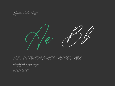 Signature Archive Script