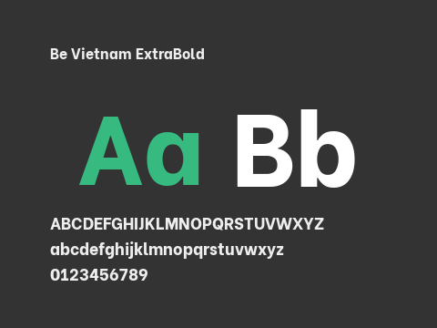 Be Vietnam ExtraBold