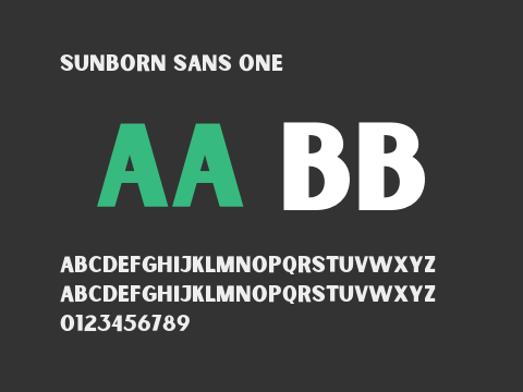 Sunborn Sans One