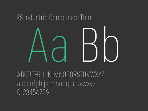 FS Industrie Condensed Thin