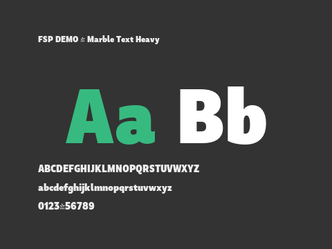 FSP DEMO - Marble Text Heavy