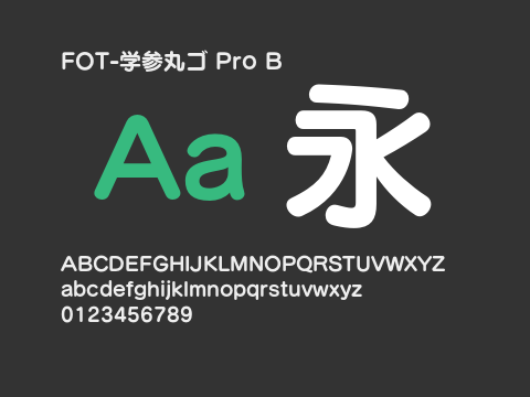 FOT-学参丸ゴ Pro B