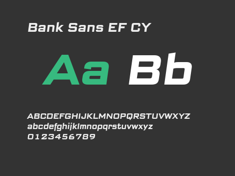 Bank Sans EF CY