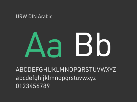 URW DIN Arabic