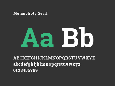 Melancholy Serif