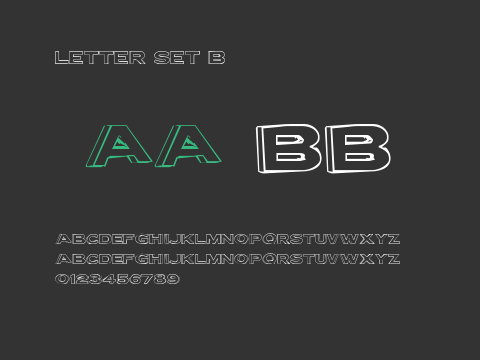 Letter Set B