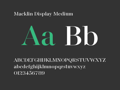 Macklin Display Medium