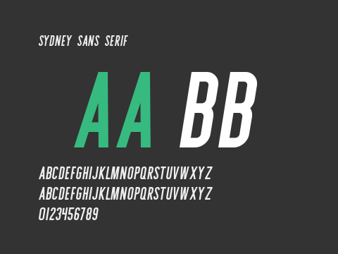 Sydney Sans Serif