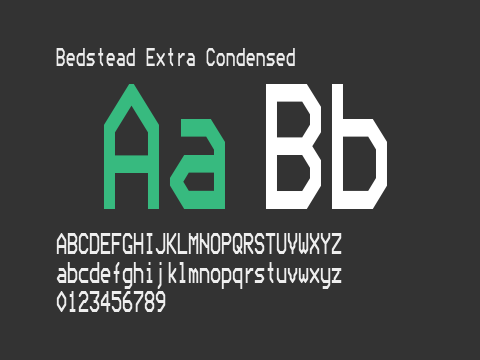 Bedstead Extra Condensed