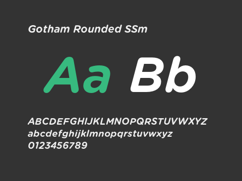 Gotham Rounded SSm