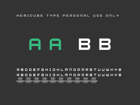 Hemicube Type PERSONAL USE ONLY