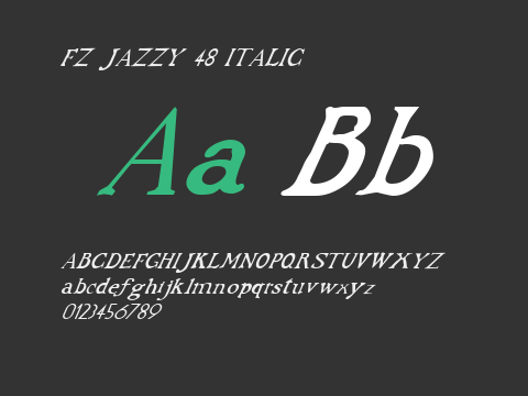 FZ JAZZY 48 ITALIC