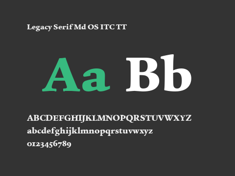 Legacy Serif Md OS ITC TT