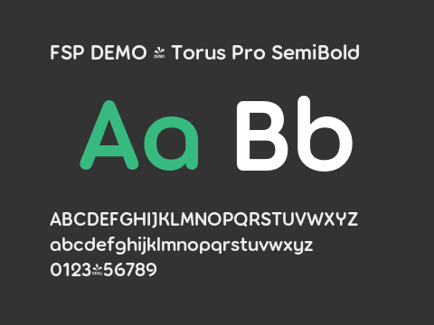 FSP DEMO - Torus Pro SemiBold