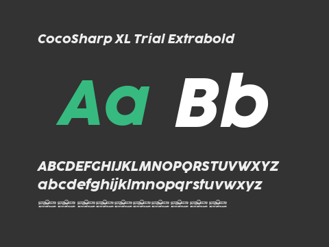 CocoSharp XL Trial Extrabold