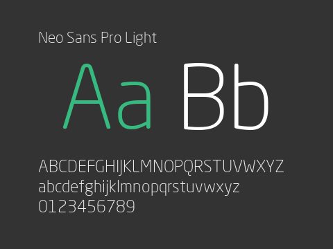 Neo Sans Pro Light