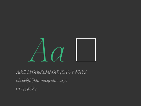 Quietism Display Thin Italic