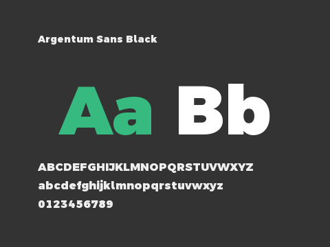 Argentum Sans Black