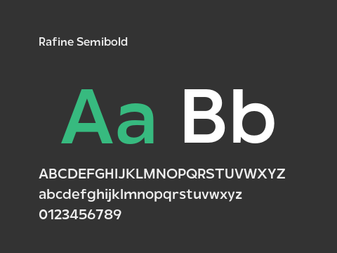 Rafine Semibold