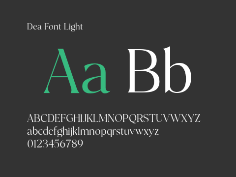 Dea Font Light