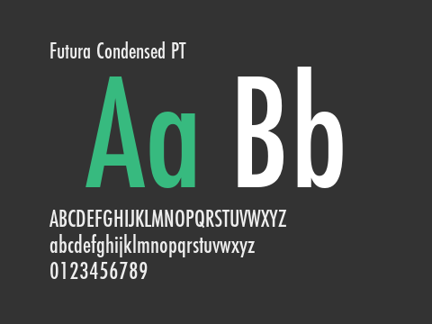 Futura Condensed PT