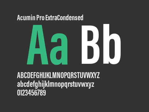 Acumin Pro ExtraCondensed