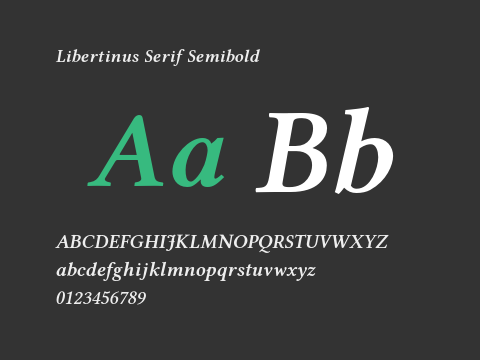 Libertinus Serif Semibold