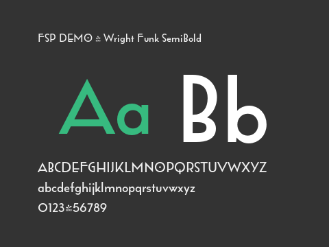 FSP DEMO - Wright Funk SemiBold